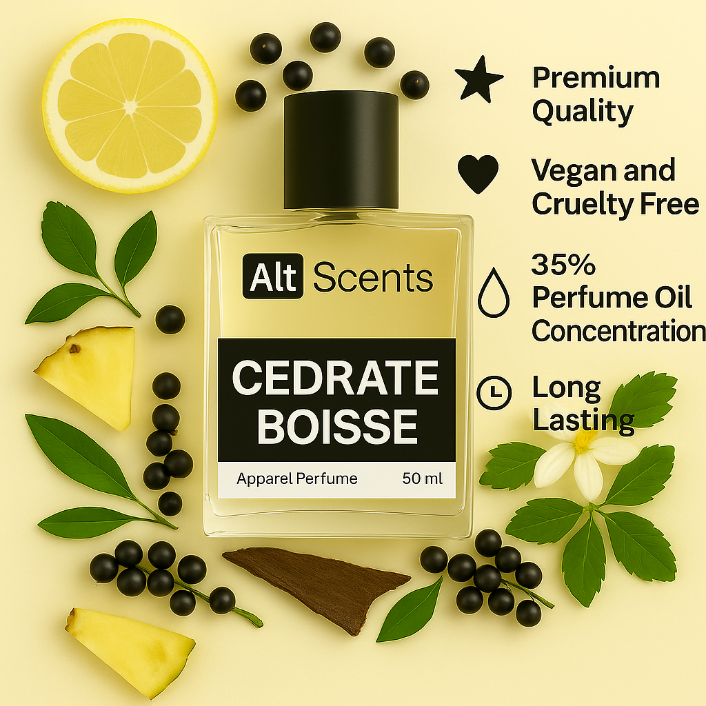 CEDRATE BOISSE : Vibrant, Citrusy, Sophisticated